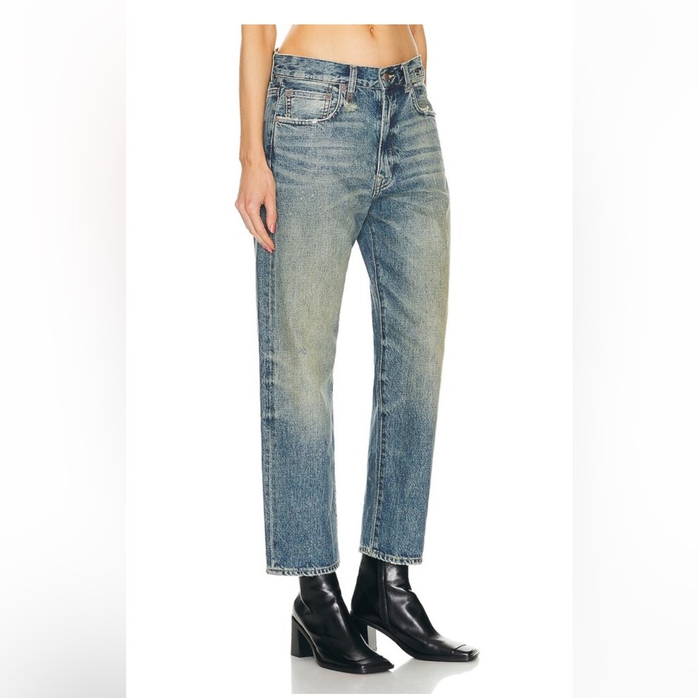 R13 Blue Boyfriend Jeans